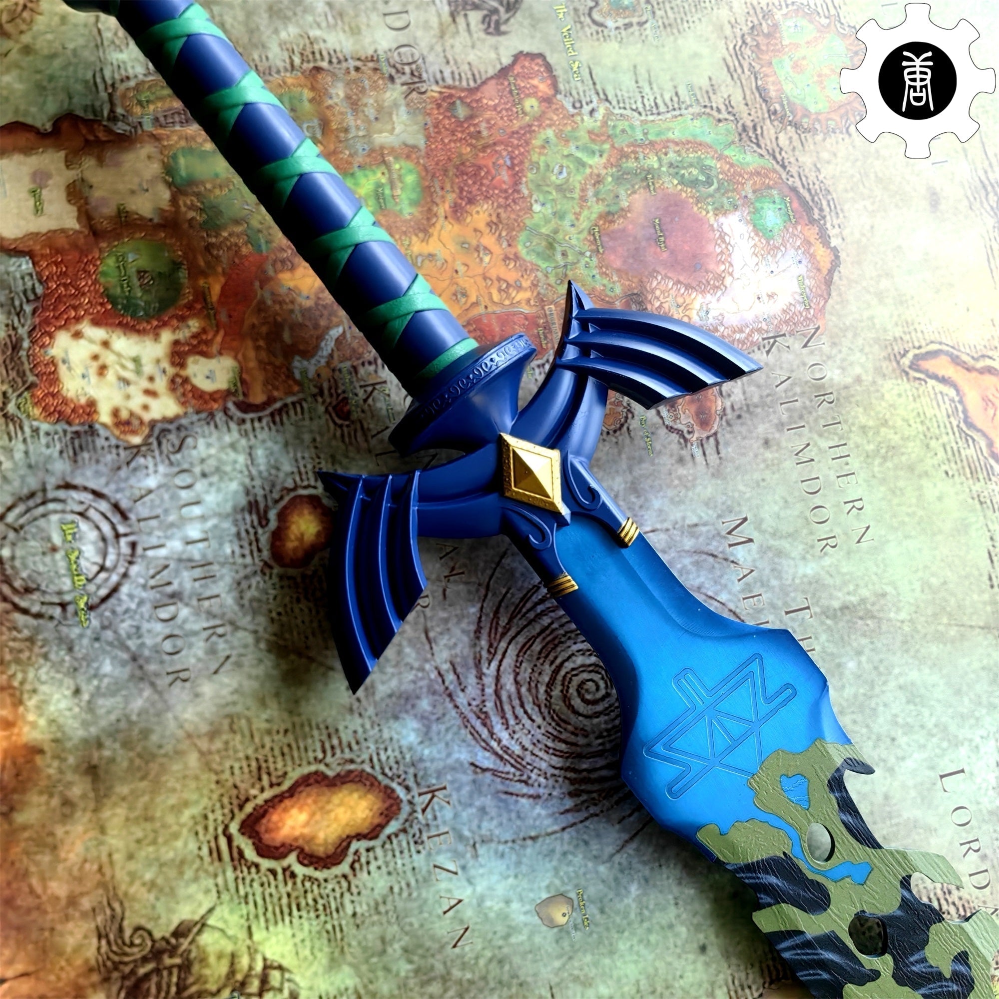 Decayed Master Sword Hilt Tear Of Kingdom Link Prop 62CM/24