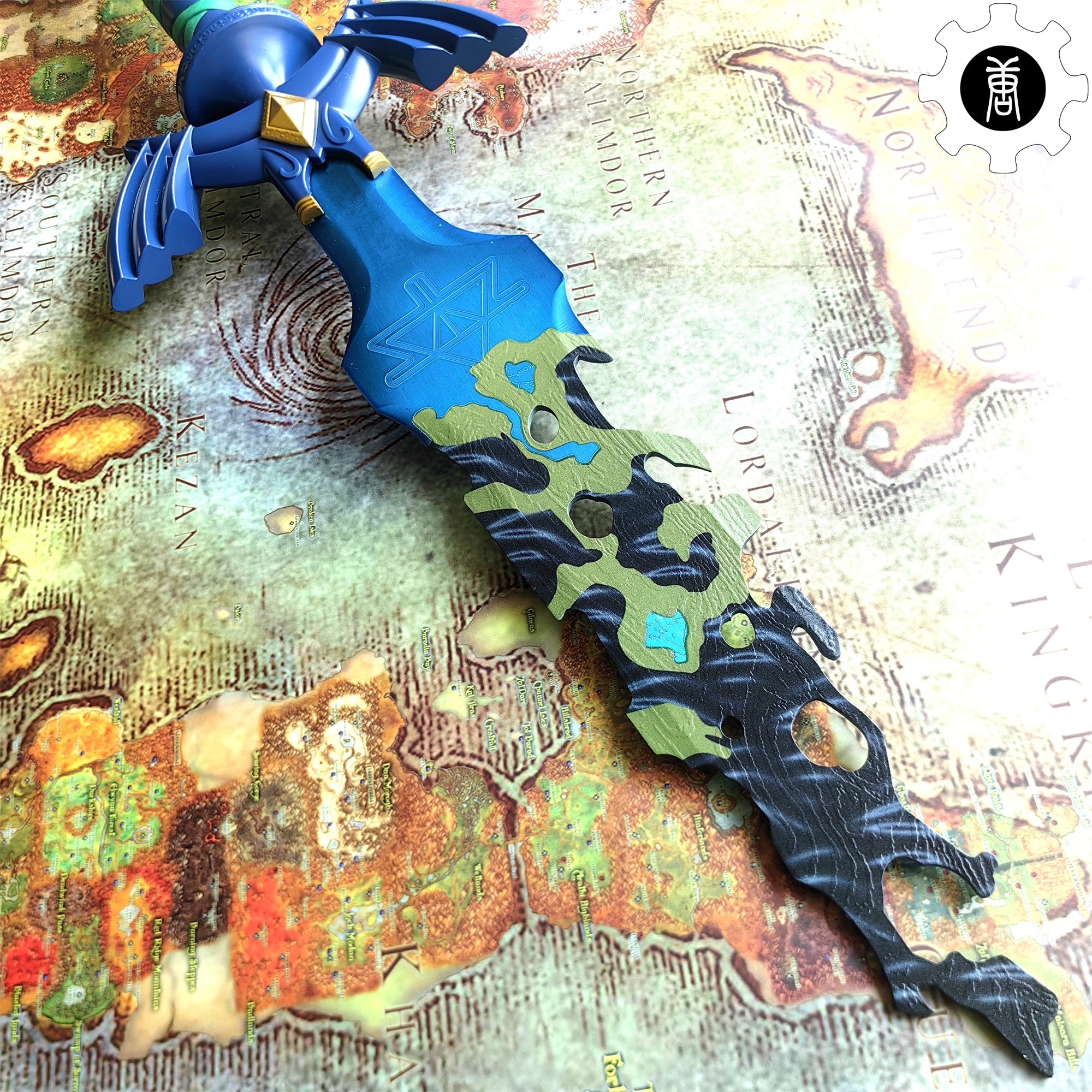 Decayed Master Sword Hilt Tear Of Kingdom Link Prop 62CM/24