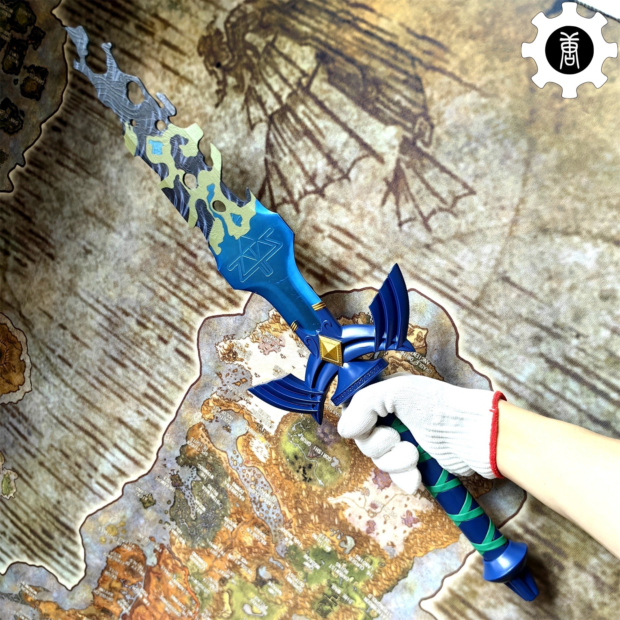 Decayed Master Sword Hilt Tear Of Kingdom Link Prop 62CM/24