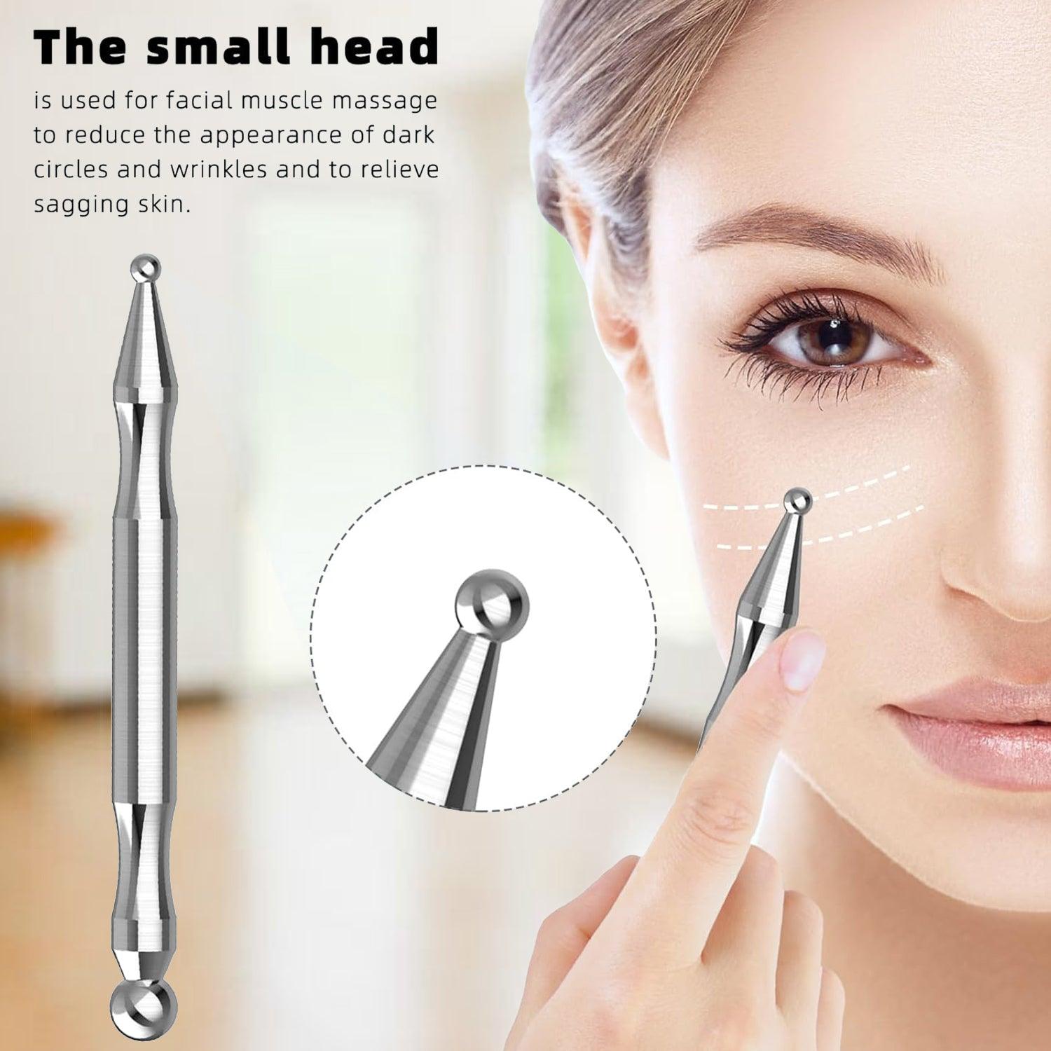 Stainless Steel Acupuncture Pen - Metal Massage Tool Manual Acupuncture Pen Deep Tissue Trigger Point Exercise & Fitness Equipment Manuals - Tophatter Daily Deals