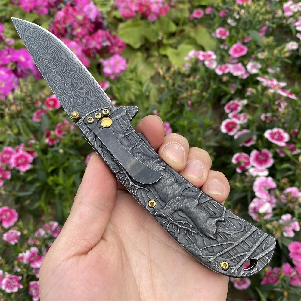 Fantastic Deer Family Folding Knife - Tophatter Daily Deals