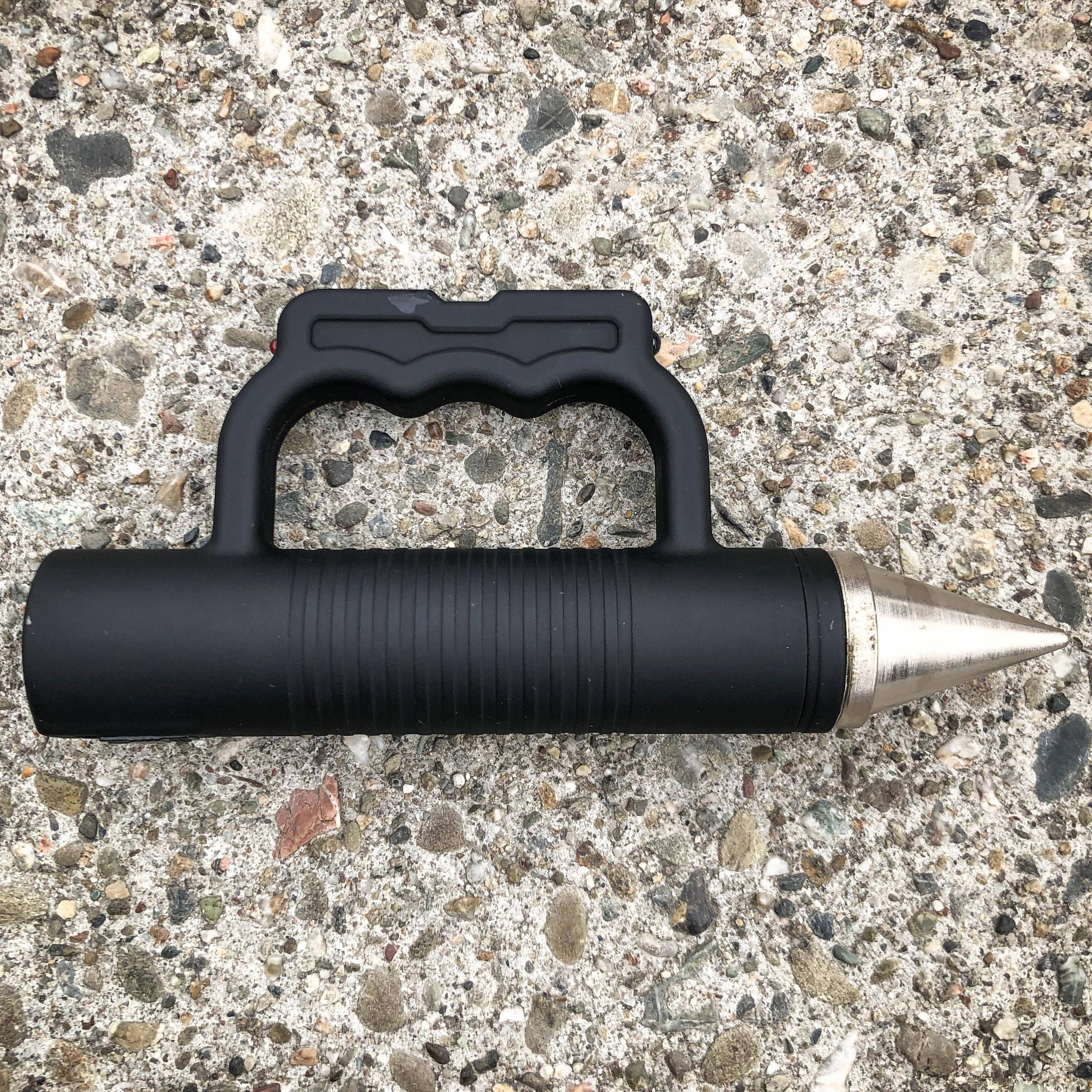 Defender Knuckle Buster Stun Gun w/ Kubaton - Tophatter Daily Deals