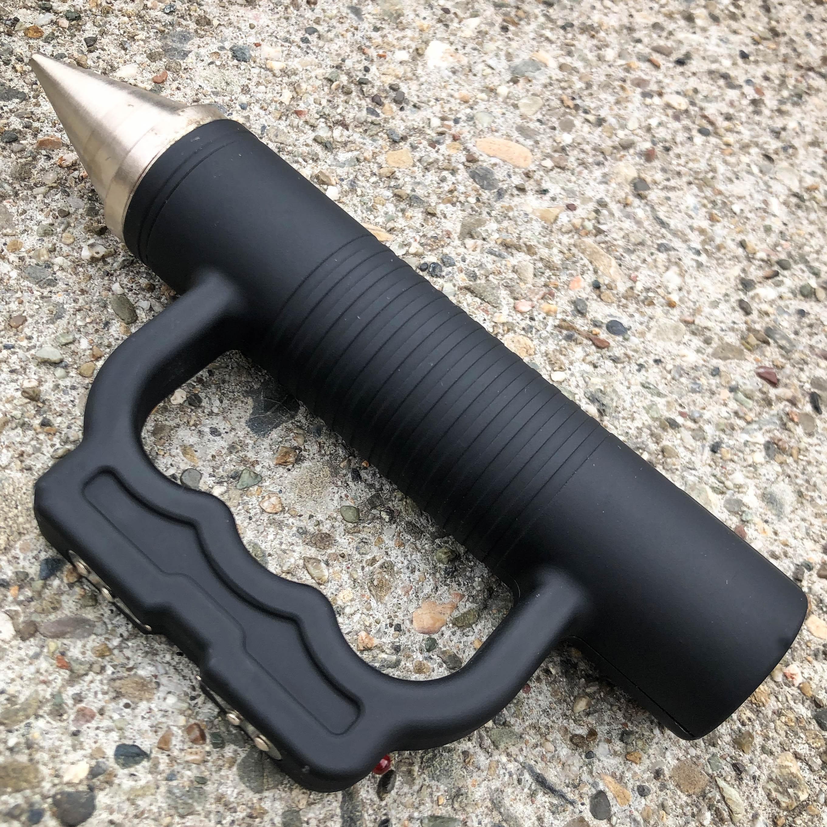 Defender Knuckle Buster Stun Gun w/ Kubaton - Tophatter Daily Deals