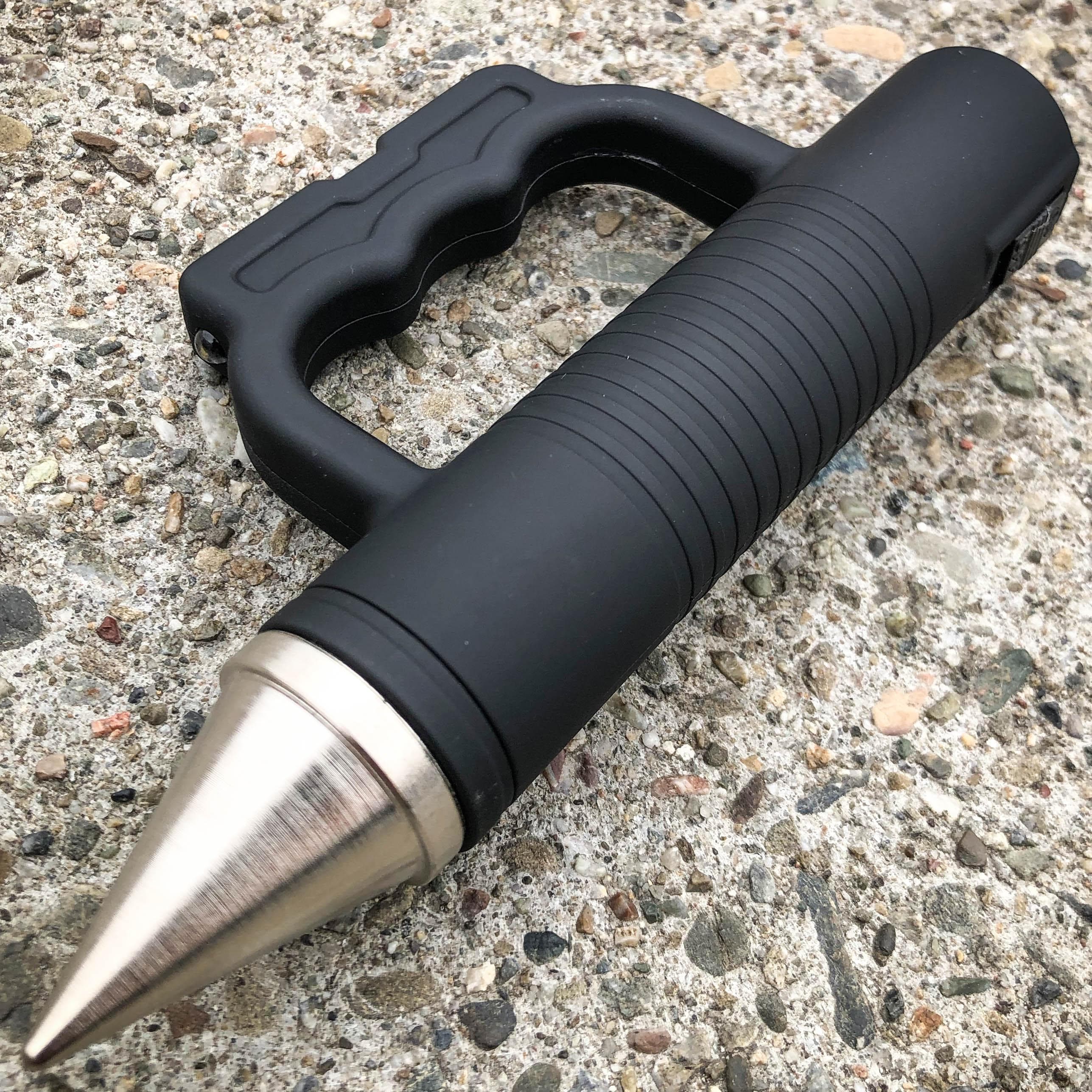 Defender Knuckle Buster Stun Gun w/ Kubaton - Tophatter Daily Deals