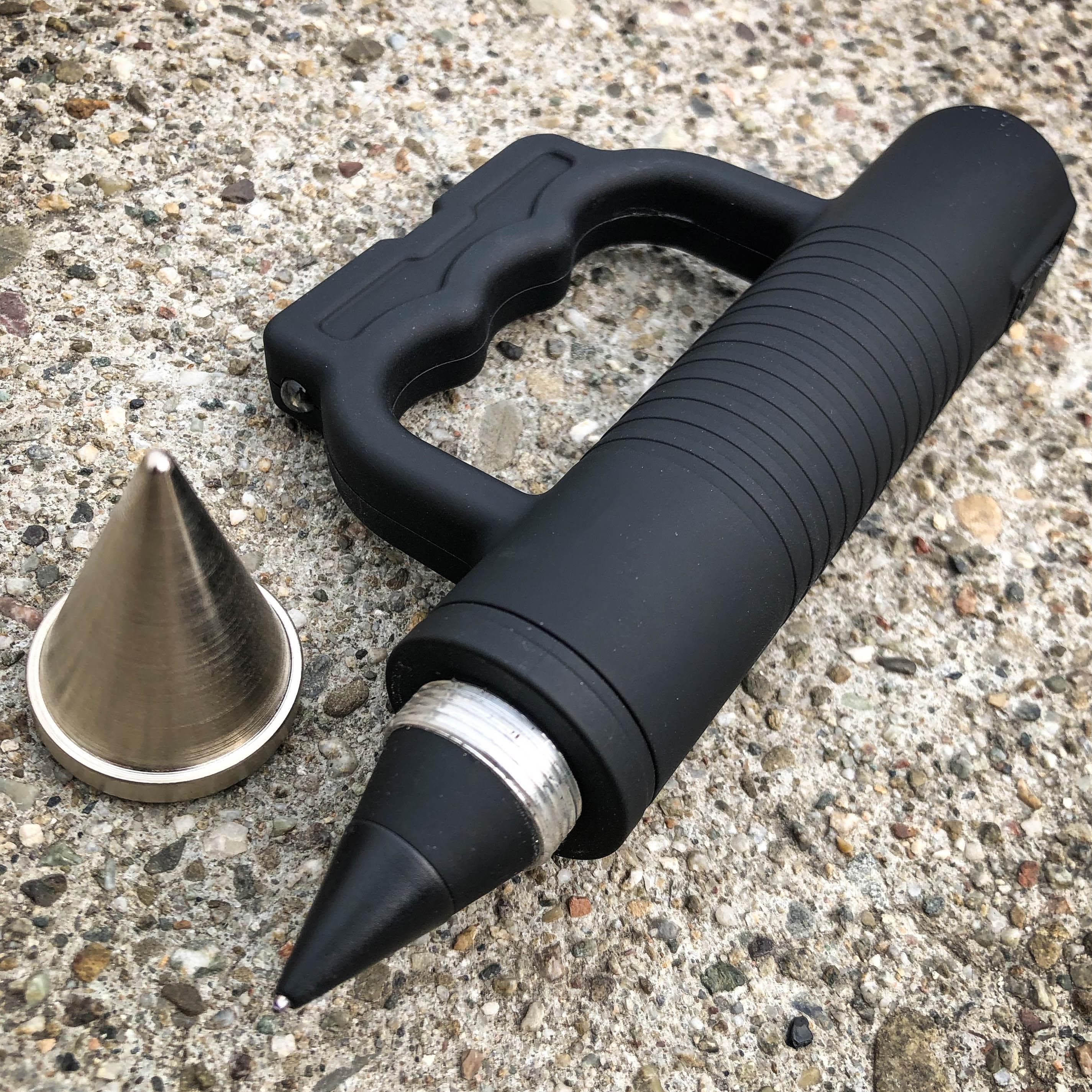 Defender Knuckle Buster Stun Gun w/ Kubaton - Tophatter Daily Deals