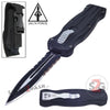 S2G Tactical OTF Beast D/A Black Automatic Knife - Dual Edge Dagger Serrated Serrated Edge Knife-OTF - Tophatter Daily Deals