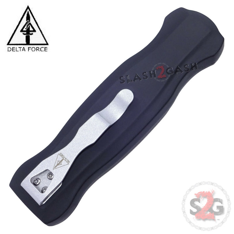 S2G Tactical OTF Beast D/A Black Automatic Knife - Dual Edge Dagger Serrated Knife-OTF - Tophatter Daily Deals