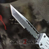 Delta Force OTF Knife Small 7" Grey Commando - Black D2 Tanto Ser Knife-OTF - Tophatter Daily Deals