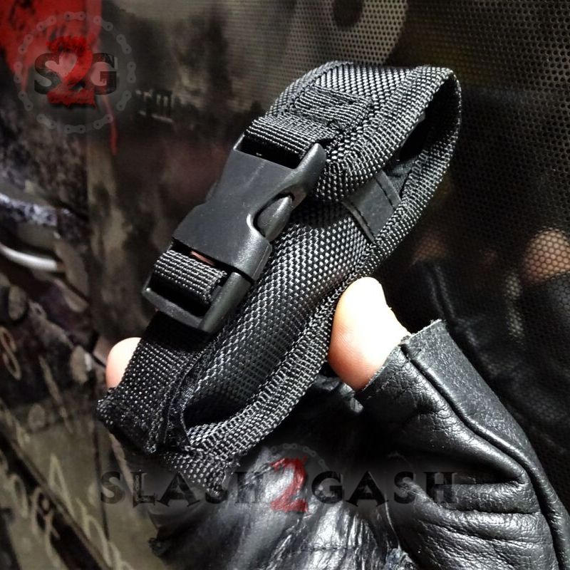 Delta Force OTF Knife Small 7" Grey Commando - Black D2 Tanto Ser Knife-OTF - Tophatter Daily Deals