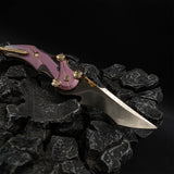 Delta Blade Of Mercy Folding Knife Blunt Blade Metal Replica - Tophatter Daily Deals