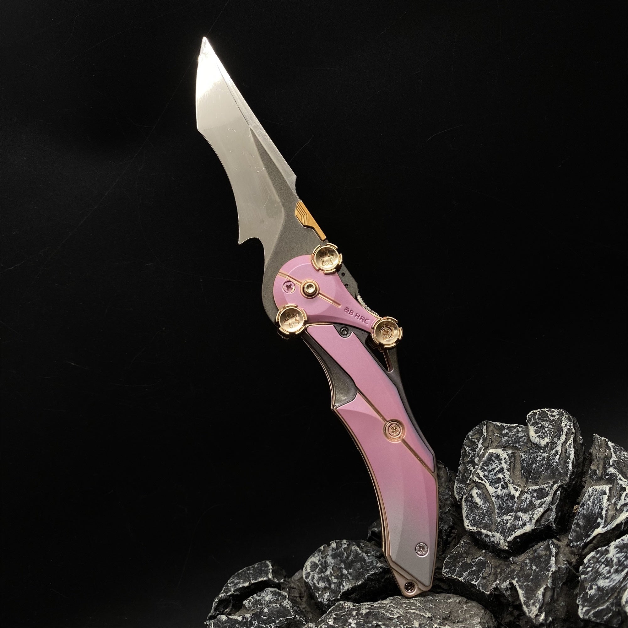 Delta Blade Of Mercy Folding Knife Blunt Blade Metal Replica - Tophatter Daily Deals