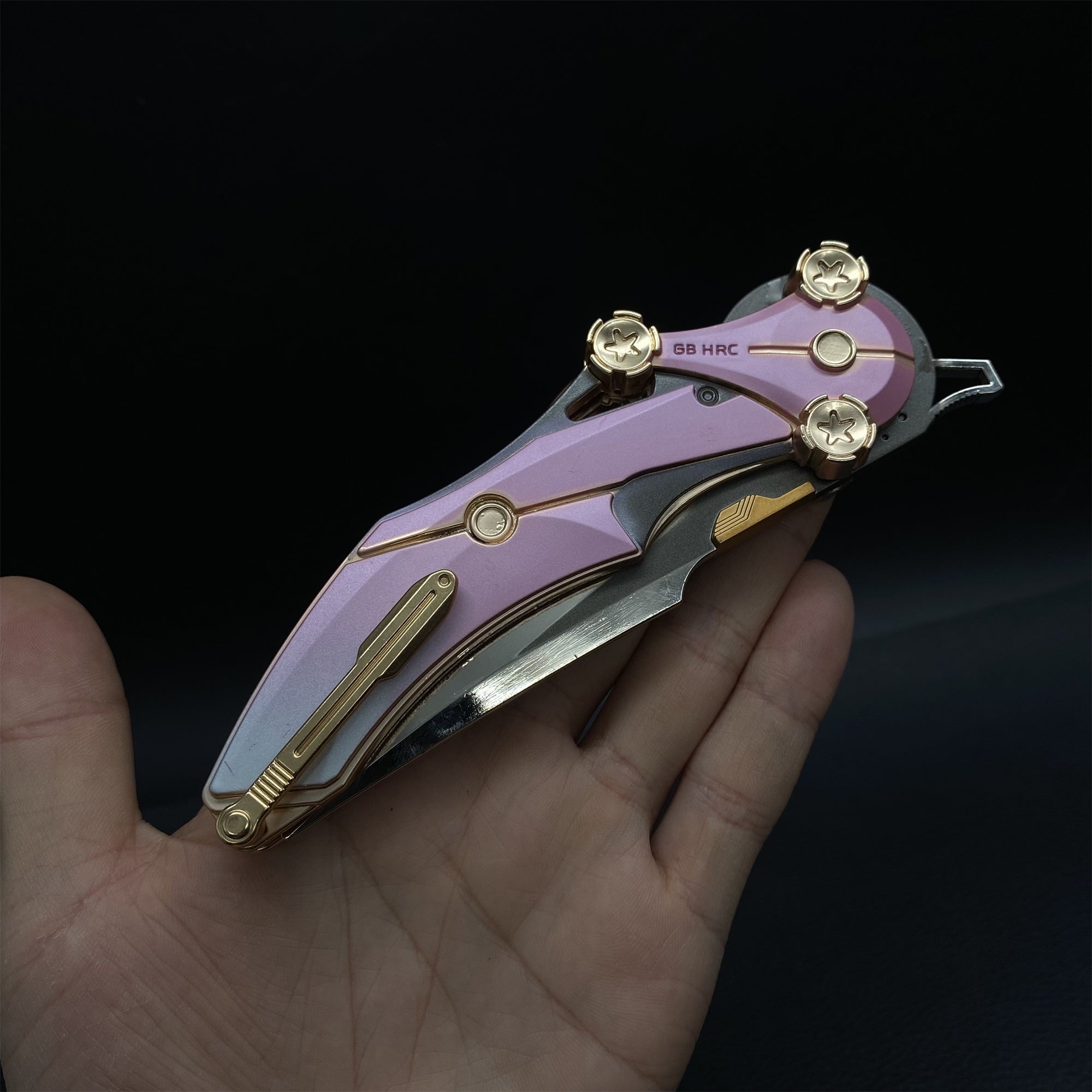 Delta Blade Of Mercy Folding Knife Blunt Blade Metal Replica - Tophatter Daily Deals