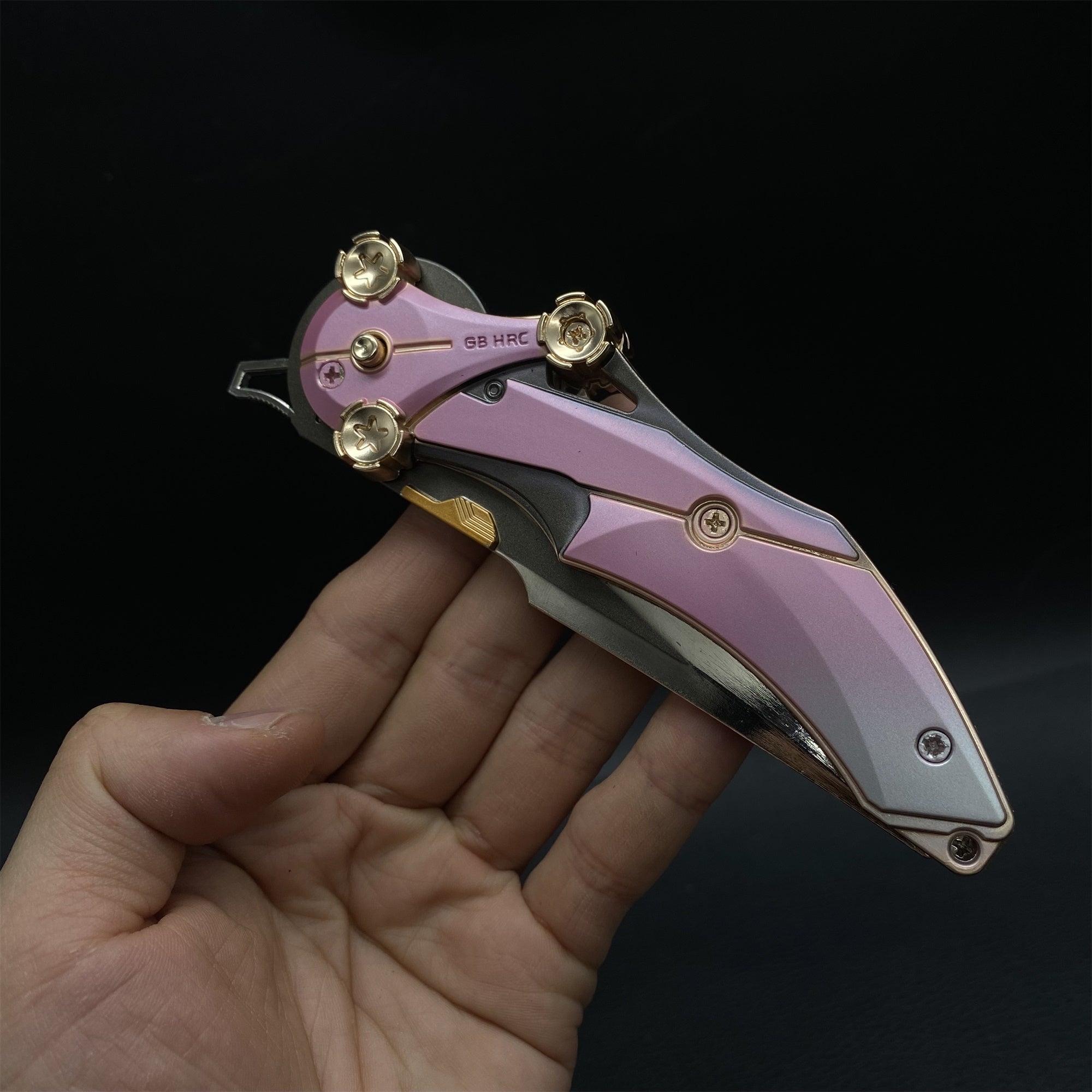 Delta Blade Of Mercy Folding Knife Blunt Blade Metal Replica - Tophatter Daily Deals