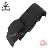 Delta Force OTF Recon D/A Black Tactical Automatic Knife - Tanto Serrated Knife-OTF - Tophatter Daily Deals