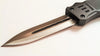 Delta Force Commando D/A OTF Automatic Knife Black - Dagger Silver Knife-OTF - Tophatter Daily Deals