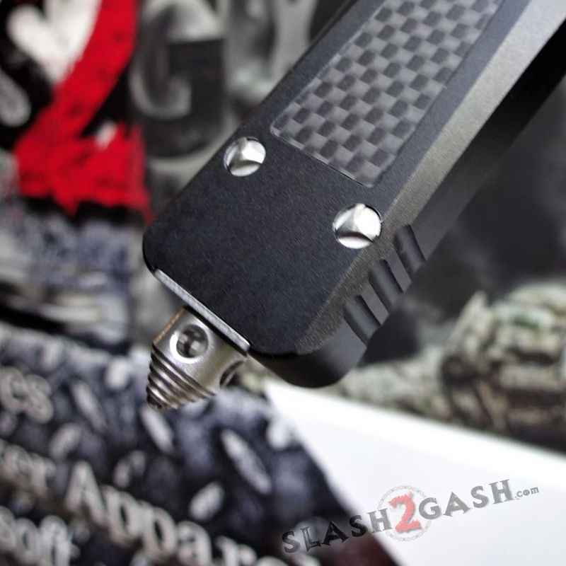Dark Knight VG-10 OTF Knife CNC T6061 w/ Carbon Fiber - Tanto Knife-OTF - Tophatter Daily Deals