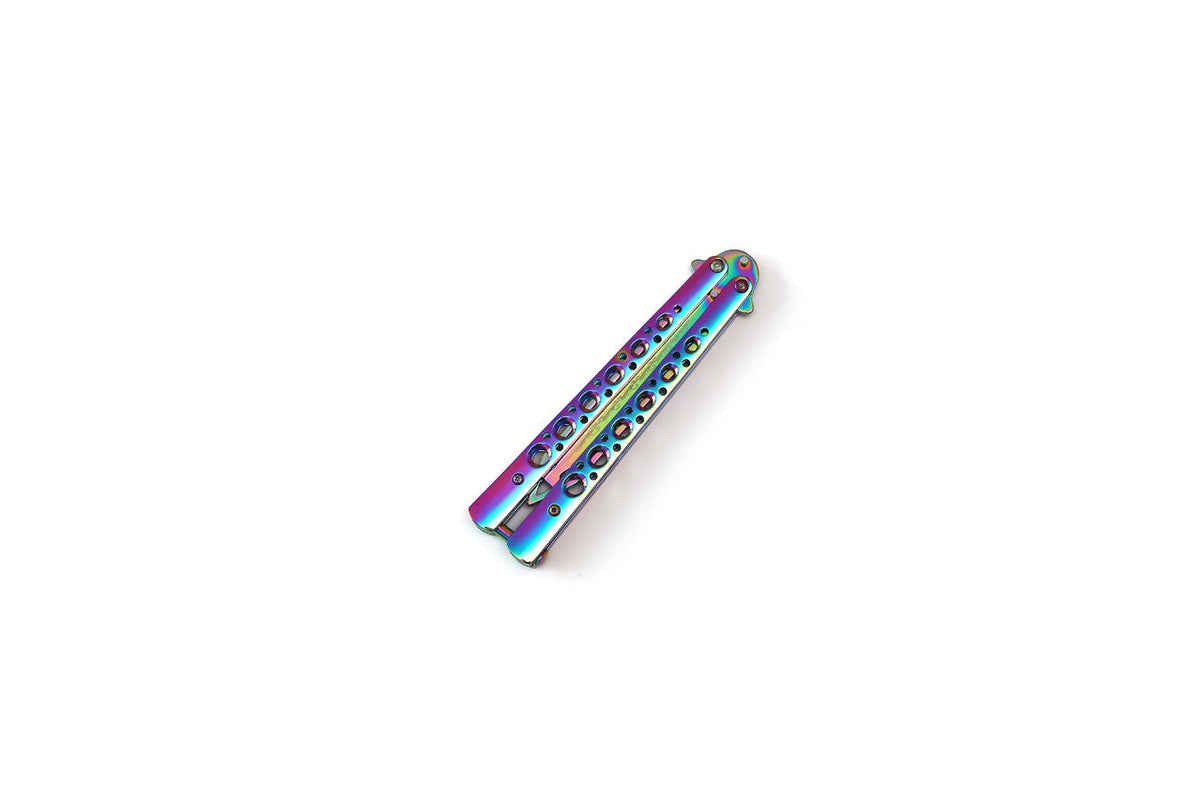Deluxe Balisong/Butterfly Knife Trick Trainer (Prismatic) Knife - Tophatter Daily Deals