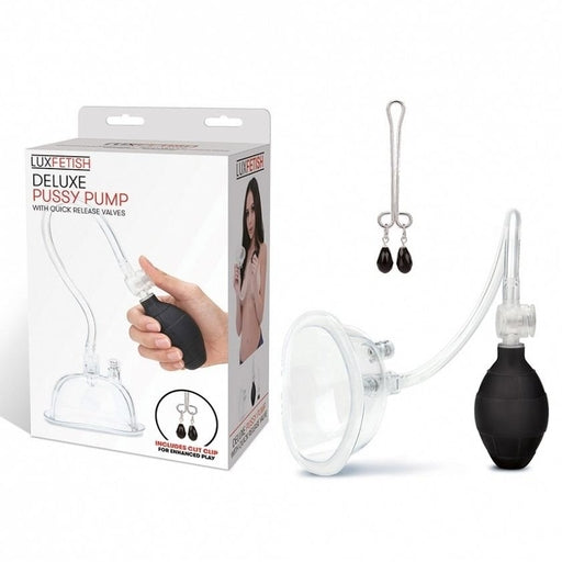 Deluxe Lux Fetish Pussy Pump with Clit Clamp > Pumps > Female Pumps - Tophatter Daily Deals
