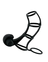 Deluxe Silicone Power Cage Erection Enhancer in Black > Sex Toys For Men > Penis Sleeves - Tophatter Daily Deals