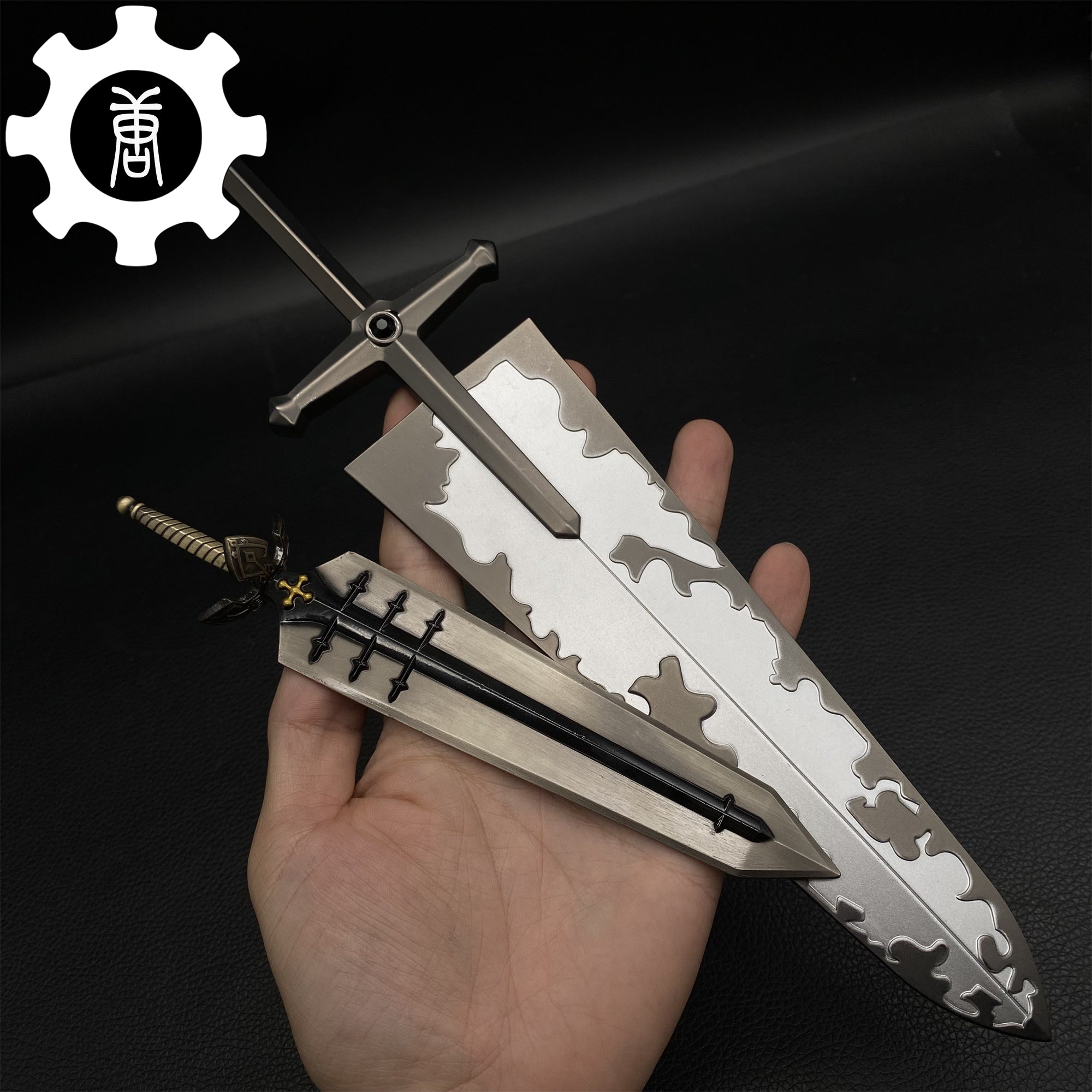 Demon-Dweller Sword & Asta Greatsword Metal Replica 2 In 1 Pack - Tophatter Daily Deals