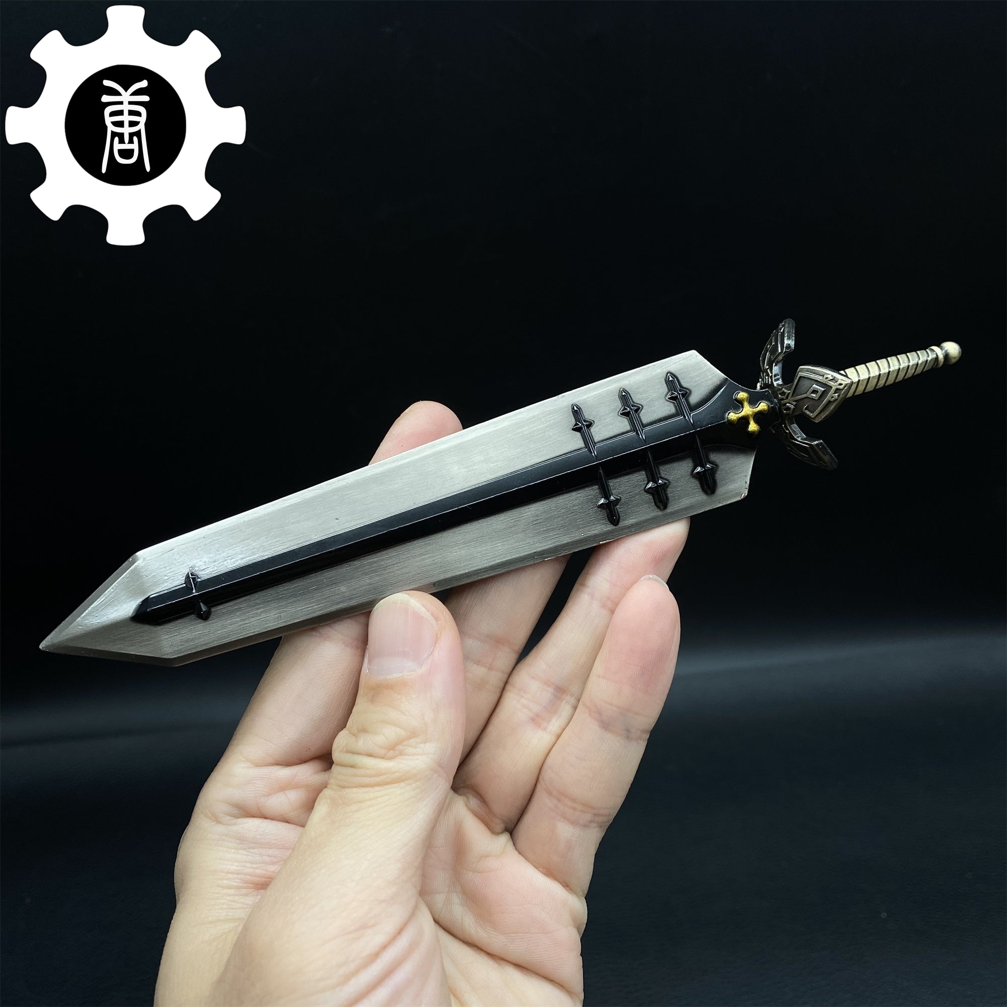 Demon-Dweller Sword & Asta Greatsword Metal Replica 2 In 1 Pack 18CM Sword Only - Tophatter Daily Deals