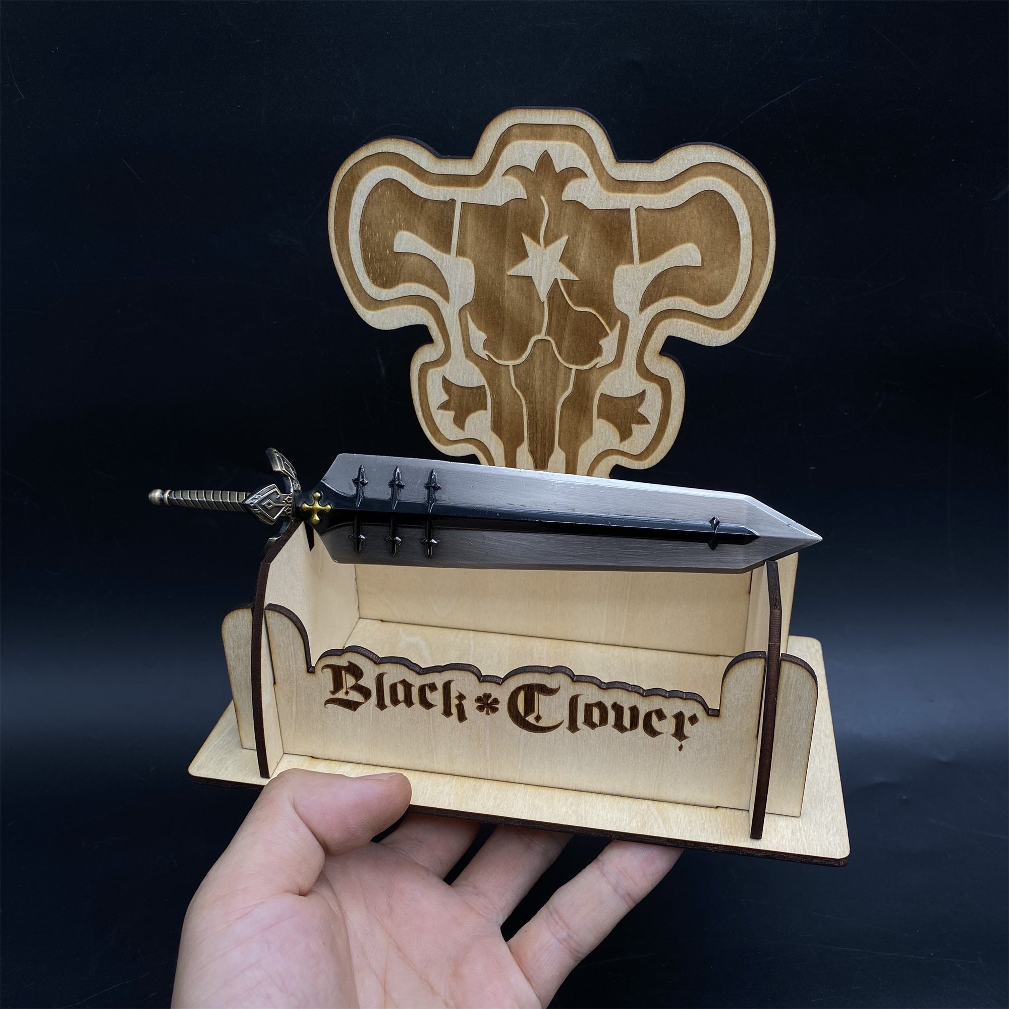 Demon-Dweller Sword Metal Replica Sword & Stand B - Tophatter Daily Deals