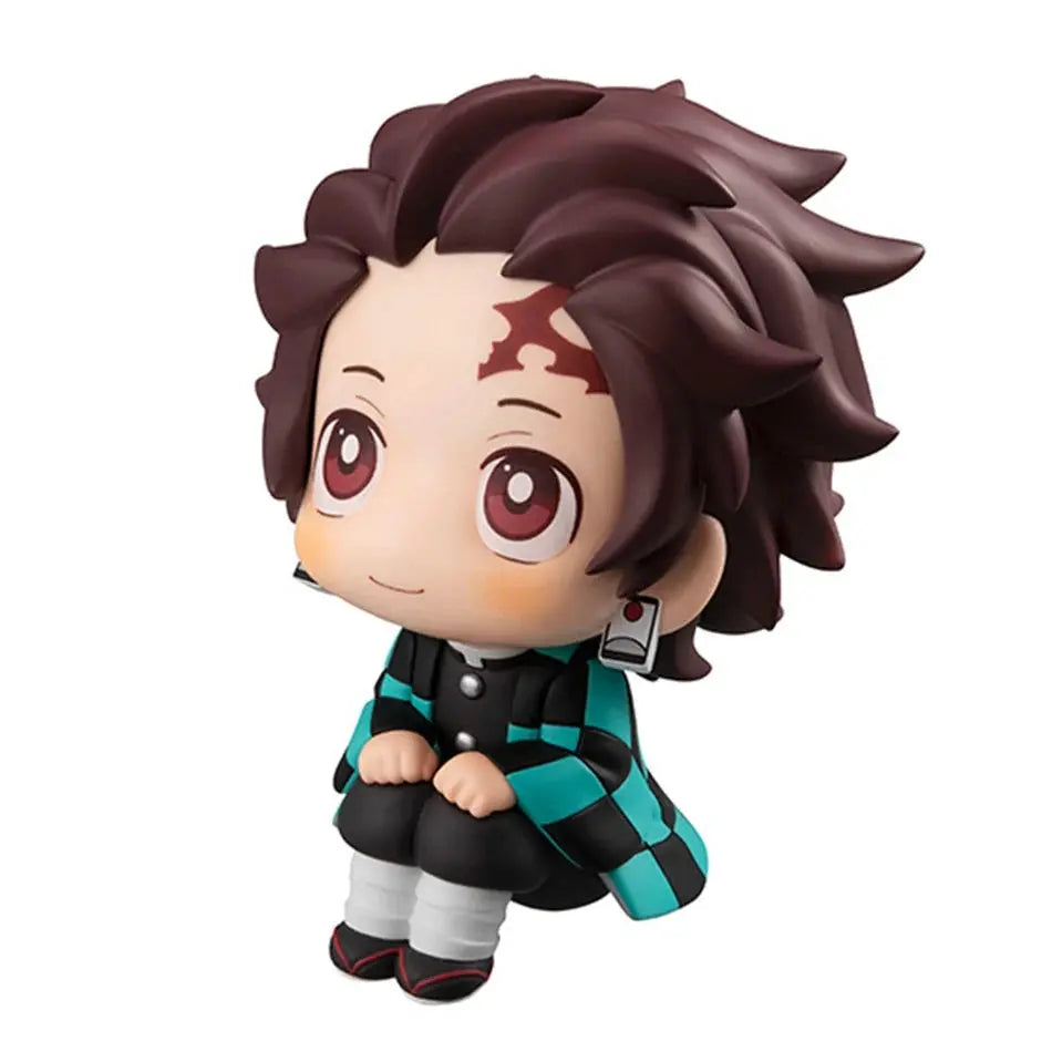 Demon Slayer Anime Figure 9cm Kamado Nezuko Kamado Tanjirou 2Pcs/Set Kawaii Q version Action Figural PVC Model Toy Gift In stock - Tophatter Daily Deals