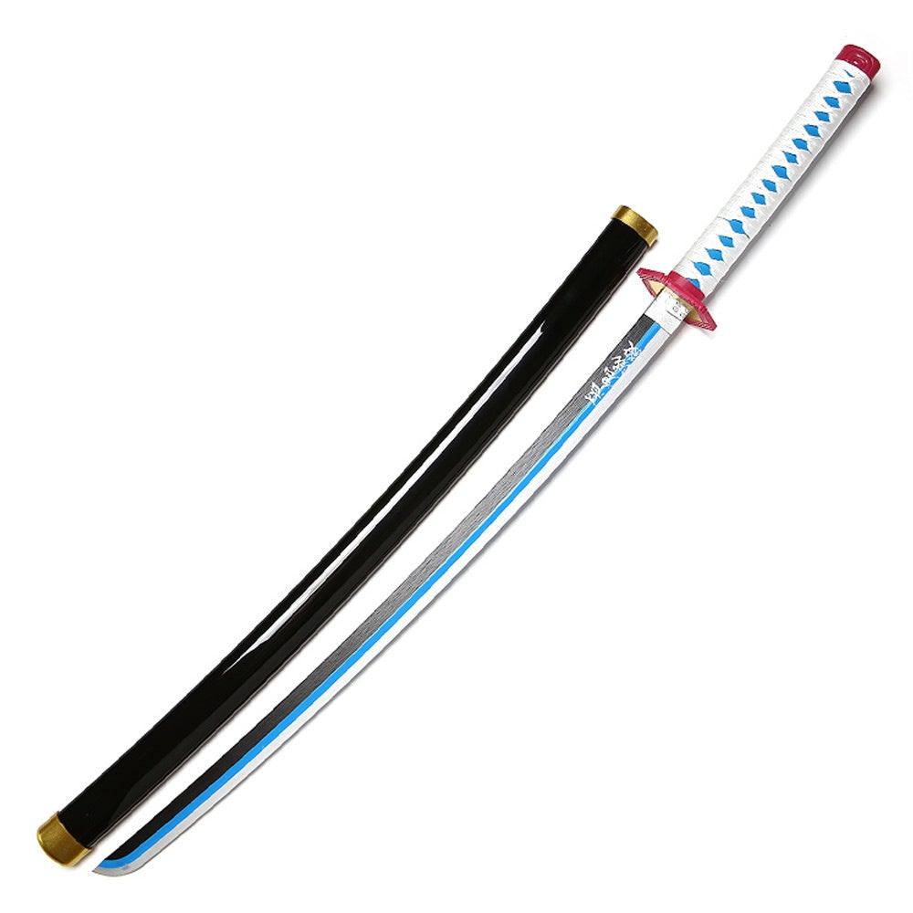 Demon Slayer Giyu Tomioka Blue Nichrin Blade Katana Sword Swords - Tophatter Daily Deals