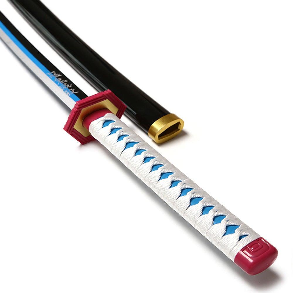 Demon Slayer Giyu Tomioka Blue Nichrin Blade Katana Sword Swords - Tophatter Daily Deals