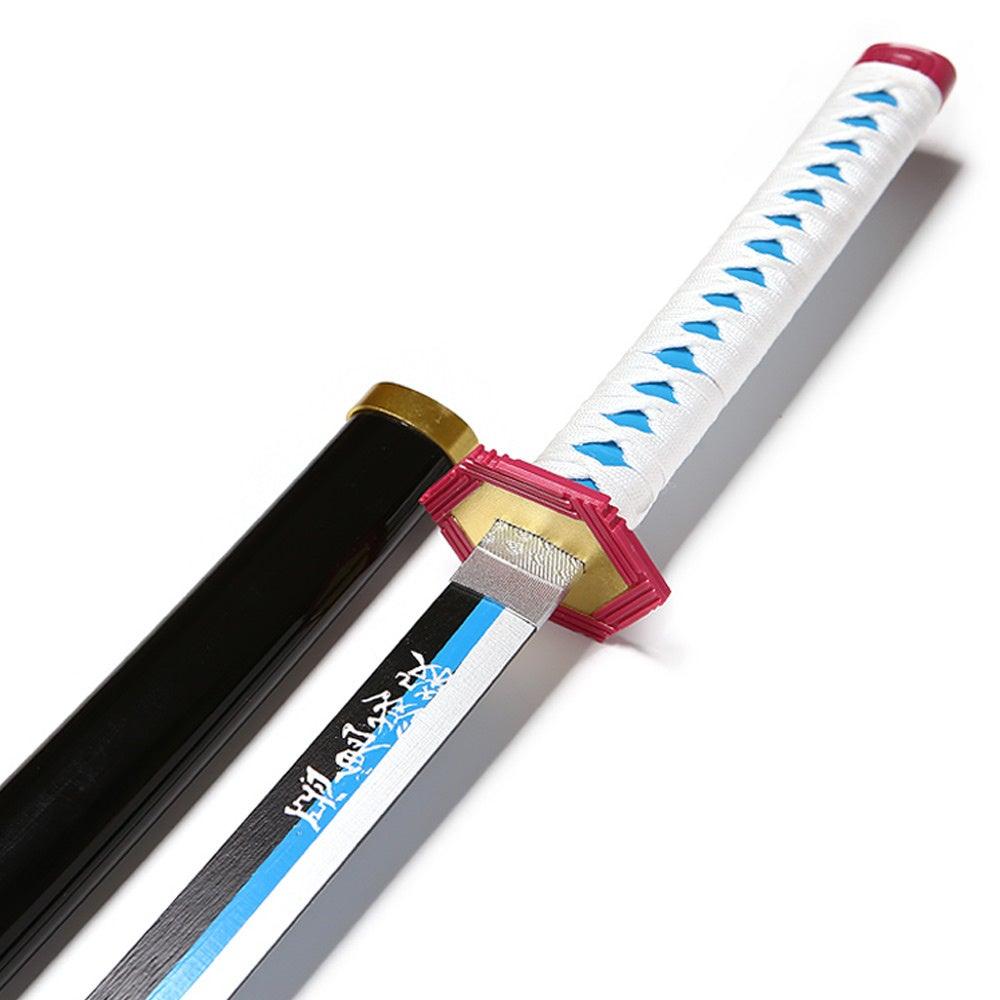 Demon Slayer Giyu Tomioka Blue Nichrin Blade Katana Sword Swords - Tophatter Daily Deals