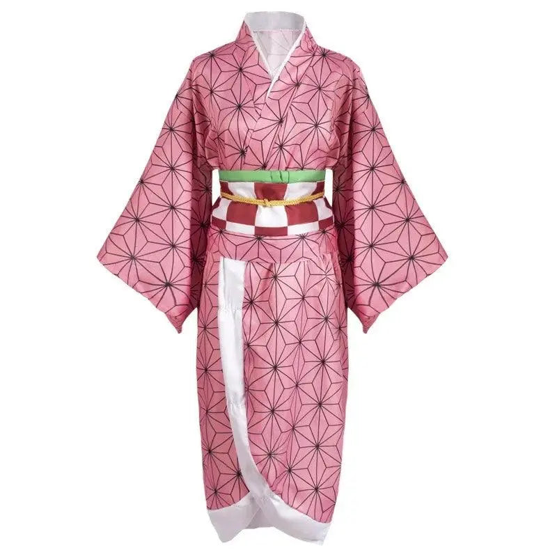 Demon Slayer Kamado Nezuko Cosplay Costume Japanese Anime Carnival Party Adult Uniform Halloween Costume - Tophatter Daily Deals
