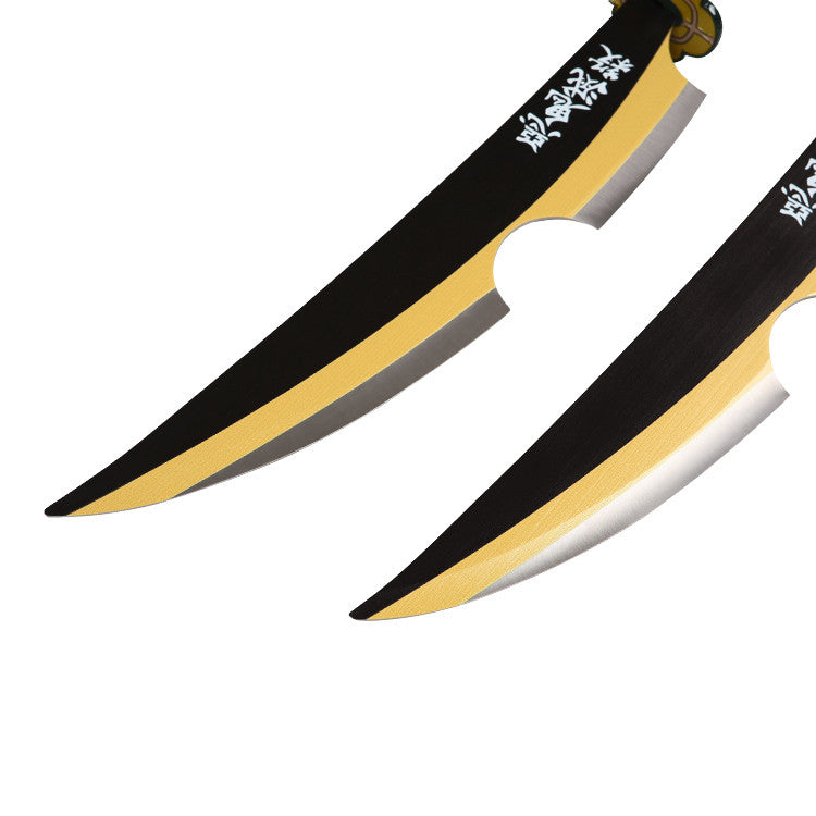Demon Slayer - Tengen Uzui Nichirin Twin Blades Katana - Tophatter Daily Deals