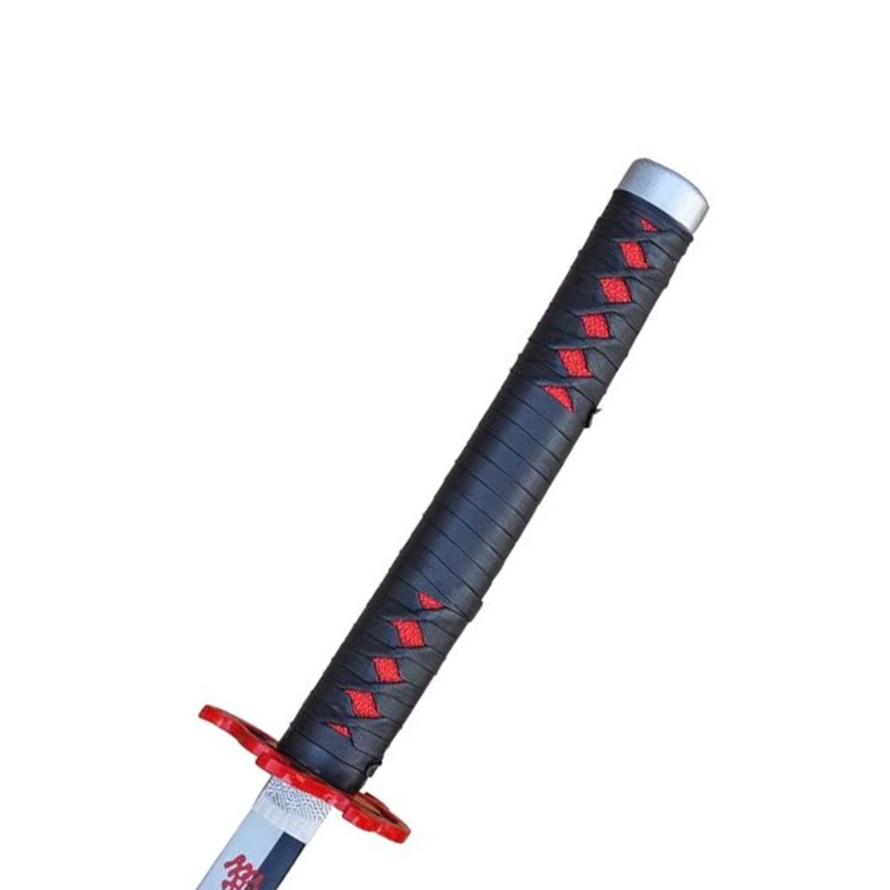 Demon slayer Tanjiro Kamado Nichrin Blade Flame Katana sword V2 Swords - Tophatter Daily Deals