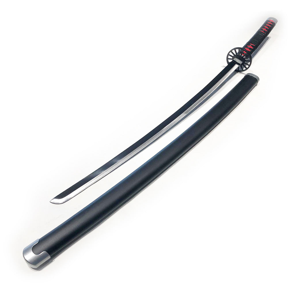 Replica Demon Slayer Katana Tanjiro's Blackened Two-Tone Blade Swords - Tophatter Daily Deals