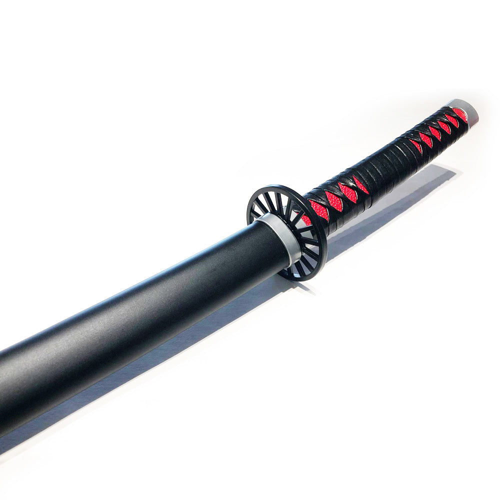 Replica Demon Slayer Katana Tanjiro's Blackened Two-Tone Blade Swords - Tophatter Daily Deals