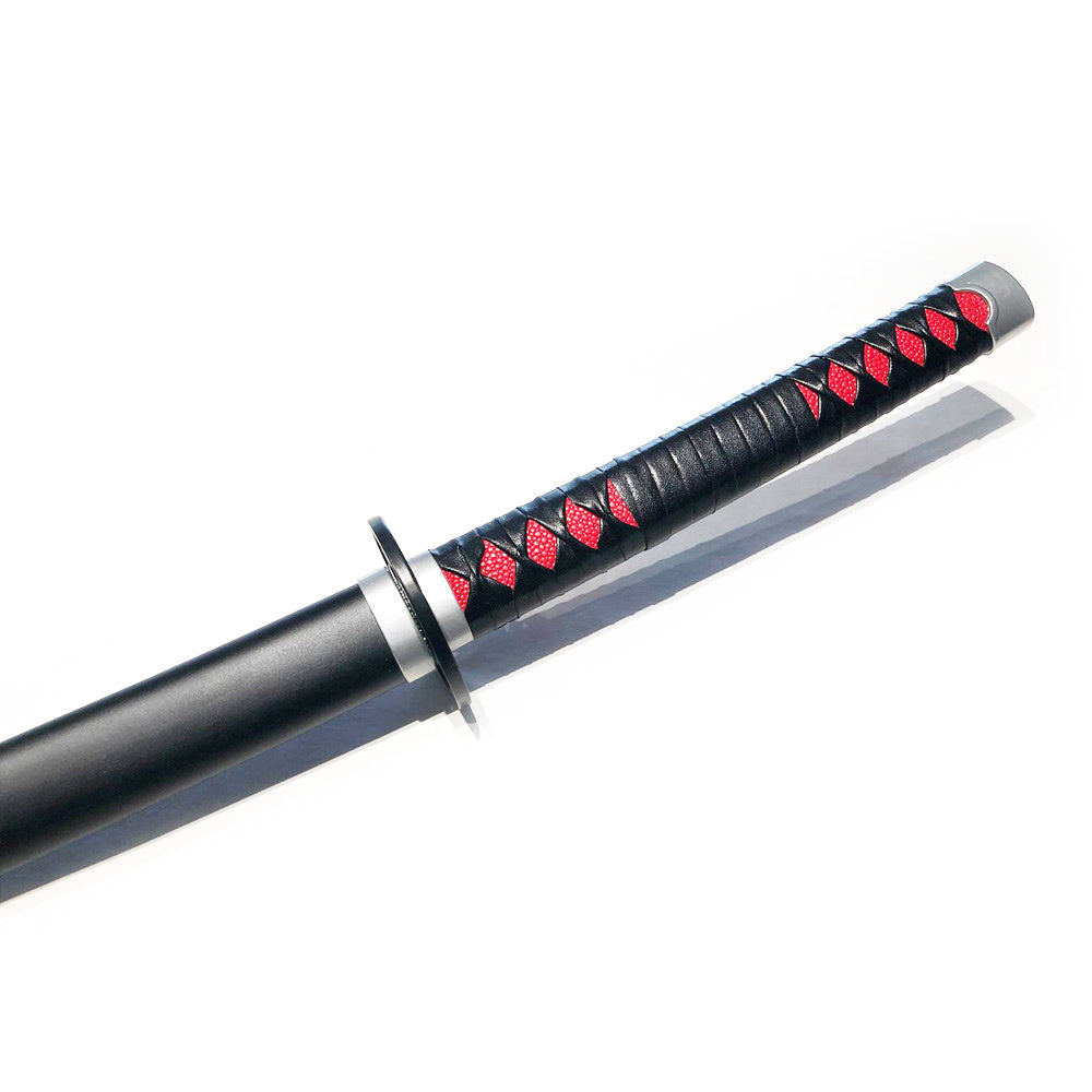 Replica Demon Slayer Katana Tanjiro's Blackened Two-Tone Blade Swords - Tophatter Daily Deals