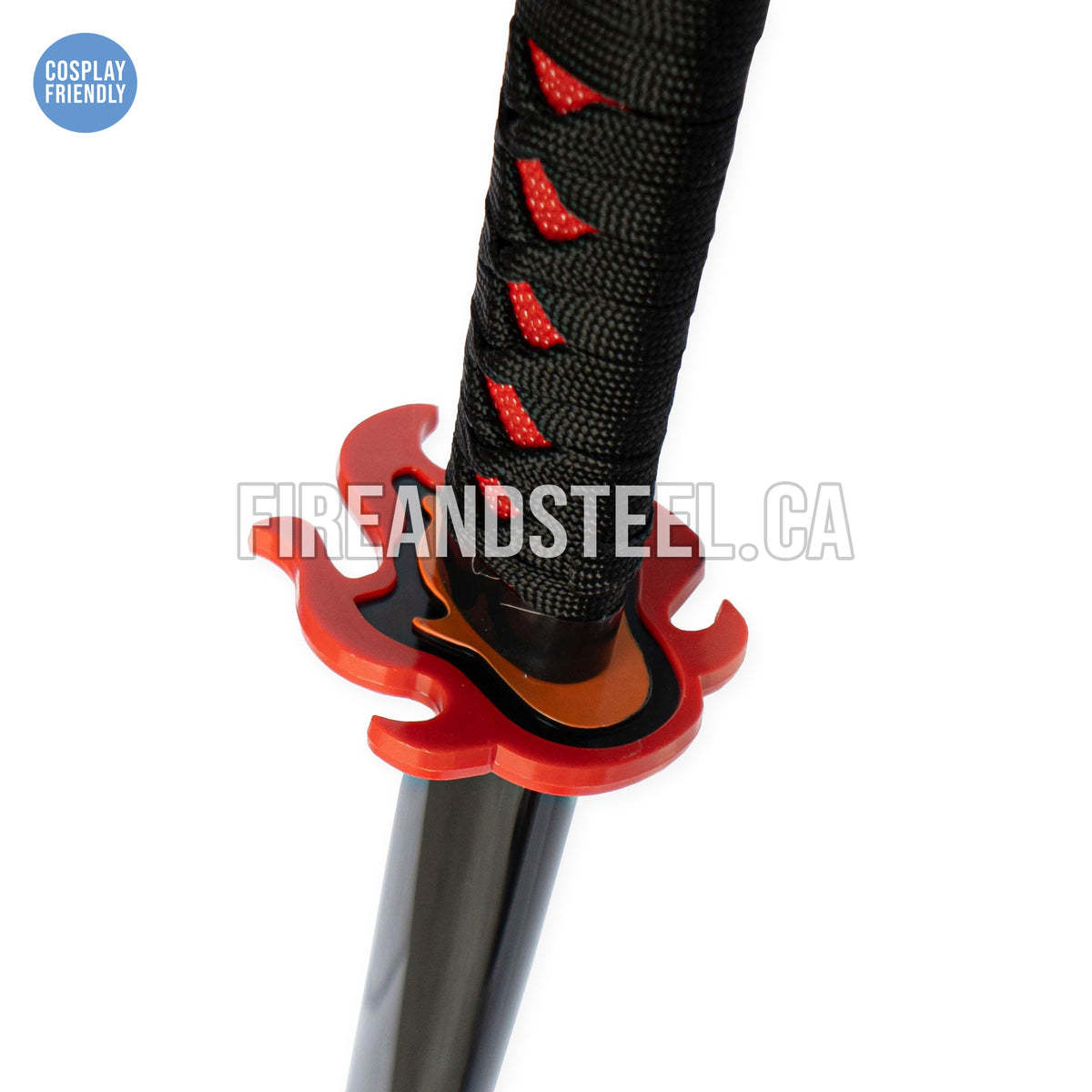 Tanjiro Kamado's Black Nichirin Katana 2.0 (Wood) Anime Sword - Tophatter Daily Deals