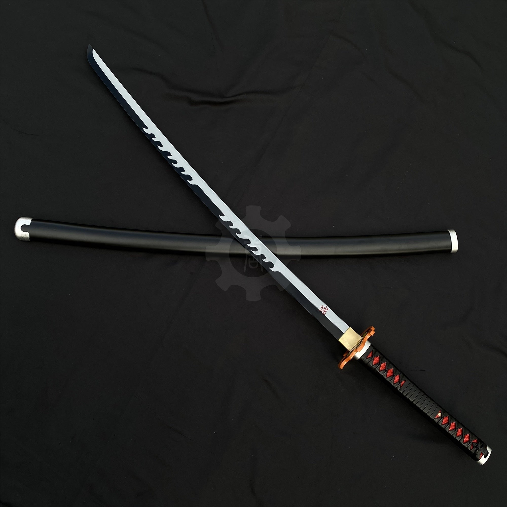 Classical Anime Katana IRL- High End Carbon Steel Version TANJIRO 3rd Katana Sharp - Tophatter Daily Deals