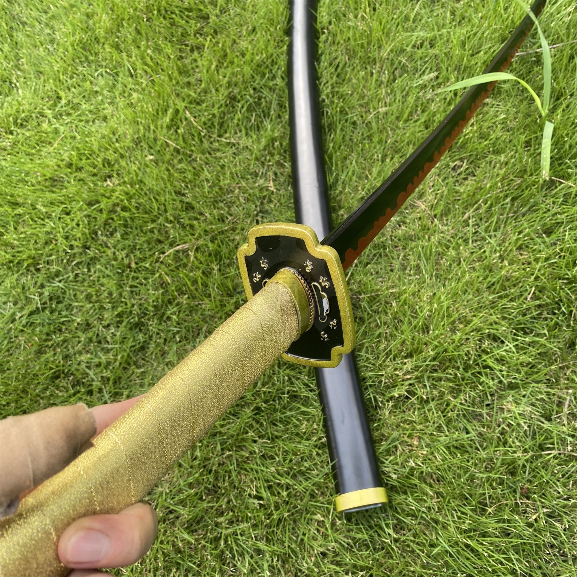 Classical Anime Katana IRL- High End Carbon Steel Version - Tophatter Daily Deals