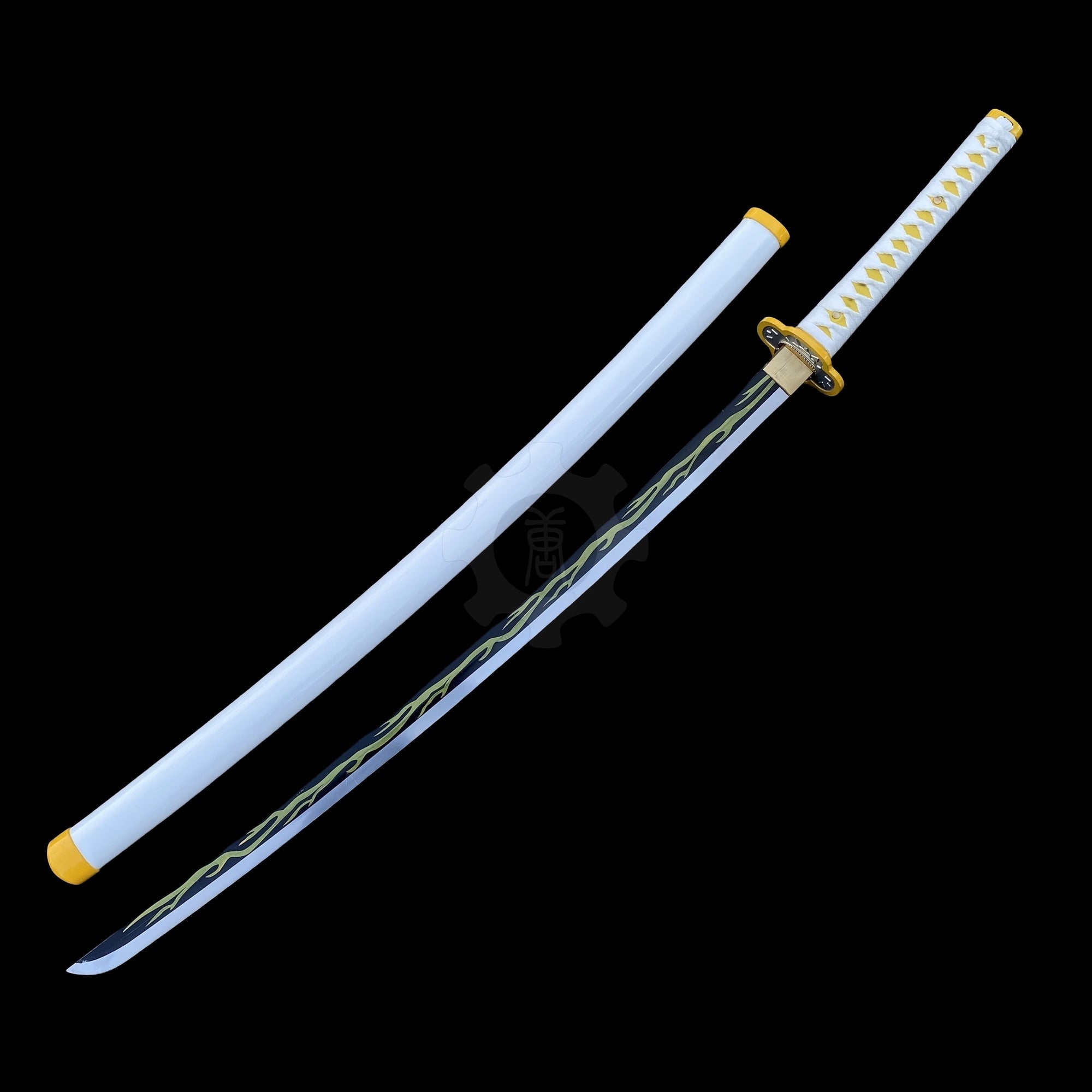 Classical Anime Katana IRL- High End Carbon Steel Version ZENITSU Katana - Tophatter Daily Deals