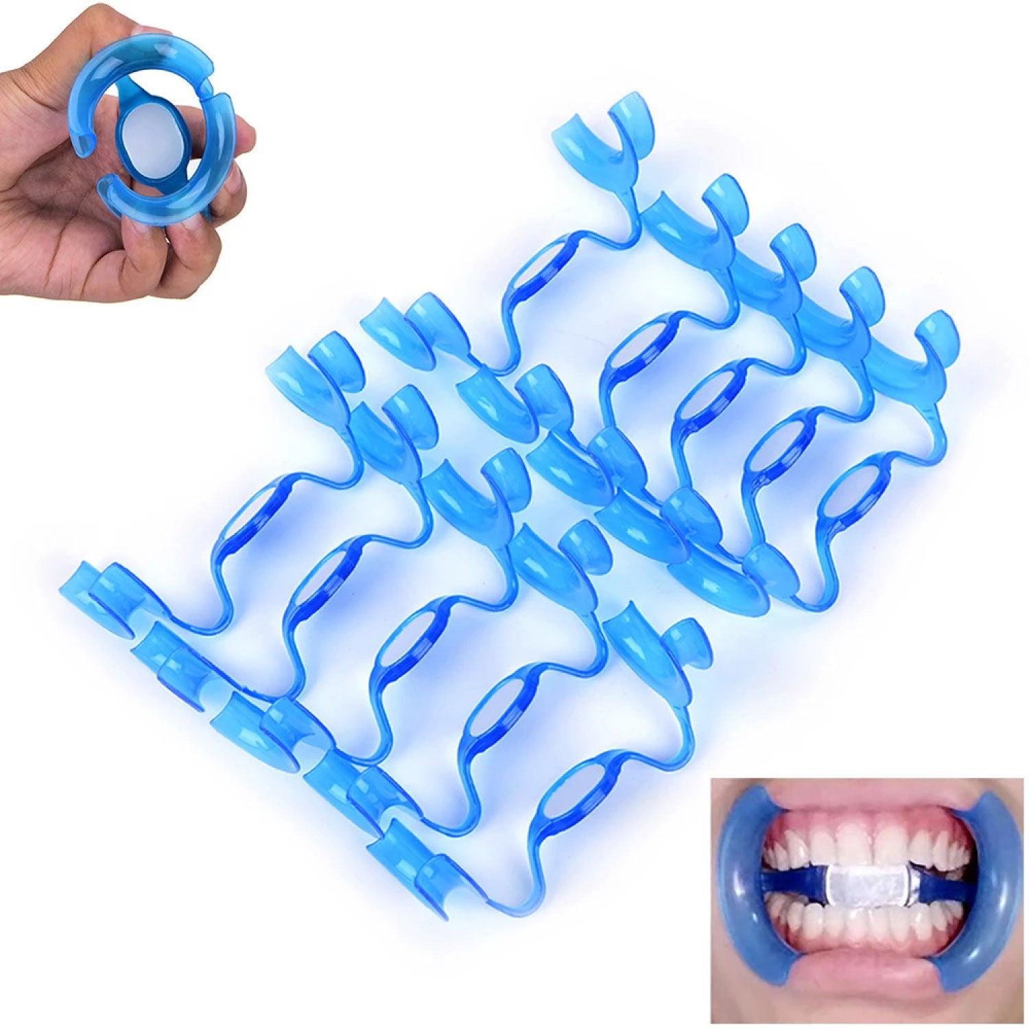 Cheek Retractors Dental - Mouth Opener 10pcs M Shape Blue Cheek Retractor Dental Mouth Opener Orthodontic Mouth Prop Opener Dental Treatment Kit Personal Care - Tophatter Daily Deals