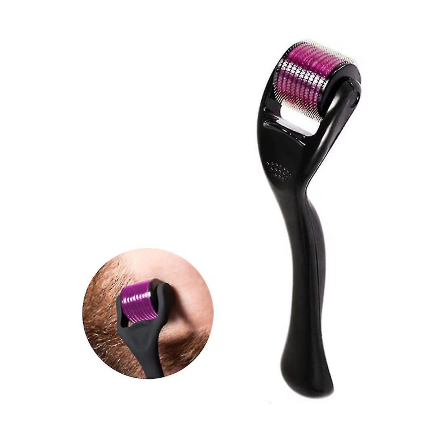 Derma Rolling Hair - Titanium Micro Needle Derma Roller Beard Hair Regeneration Growth Skin Care Hair Care - Tophatter Daily Deals