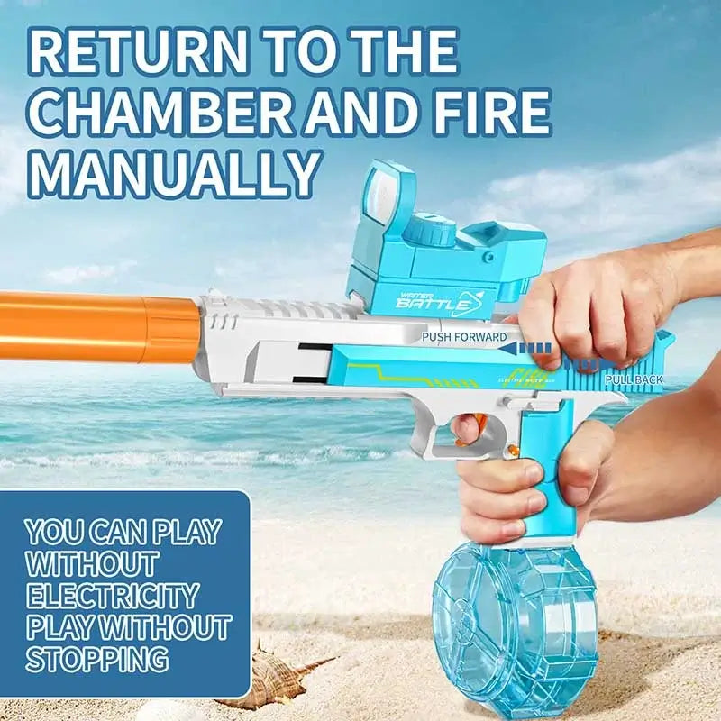 Desert Eagle Manual/Auto Blowback Pistol Water Gun - Tophatter Daily Deals