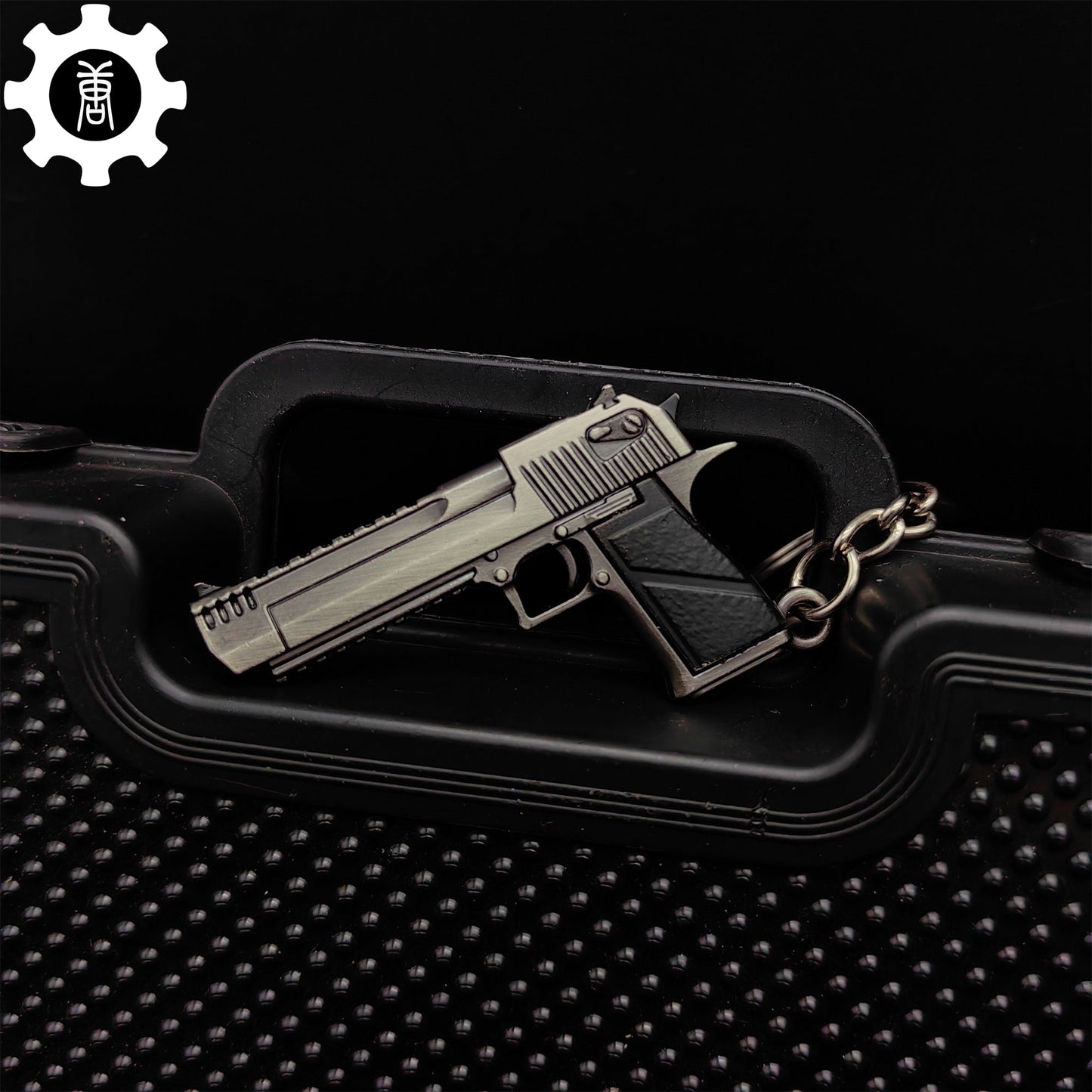 12 In 1 Metal World Famous Pistol Revolver Gun Keychain Desert Eagle - Tophatter Daily Deals