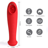Destiny Red Sucking Clitoral Stimulator Sex Toys - Tophatter Daily Deals