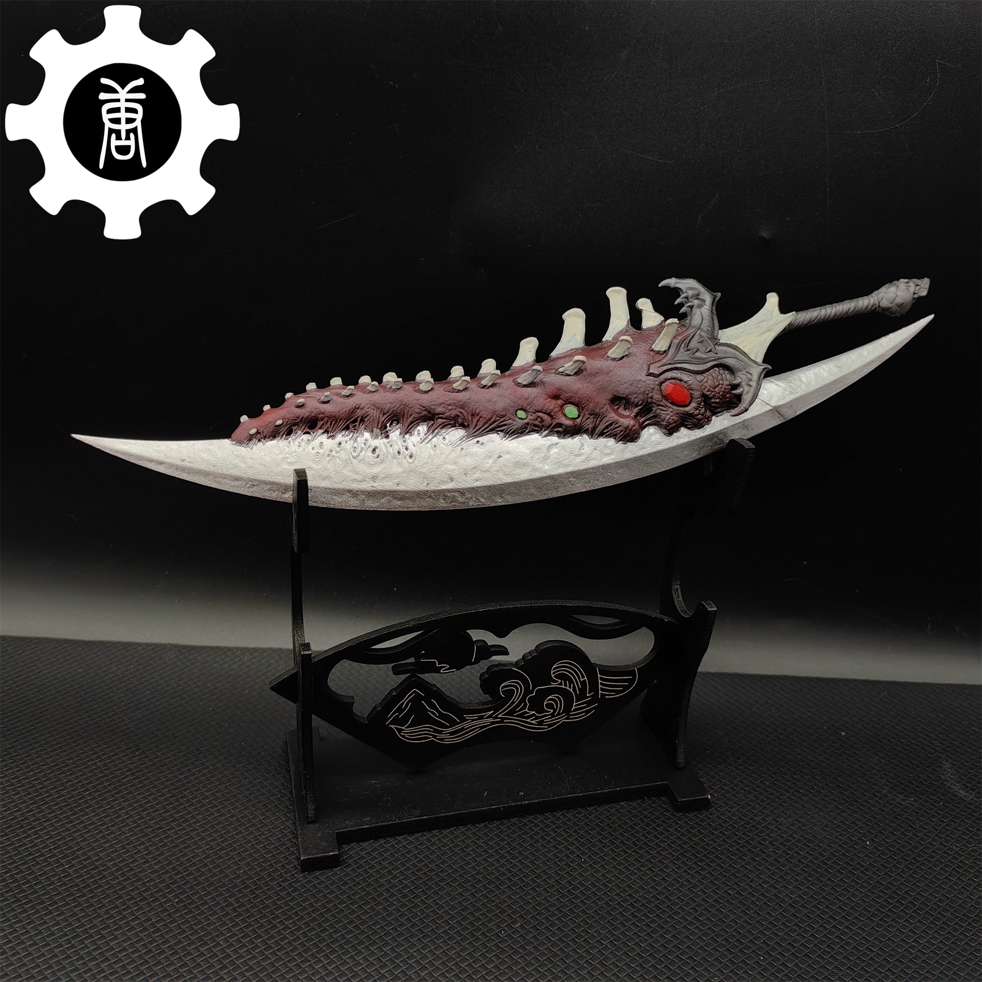 3D Printed 1: 6 Scale Sparda Devil Sword Sword & Stand - Tophatter Daily Deals