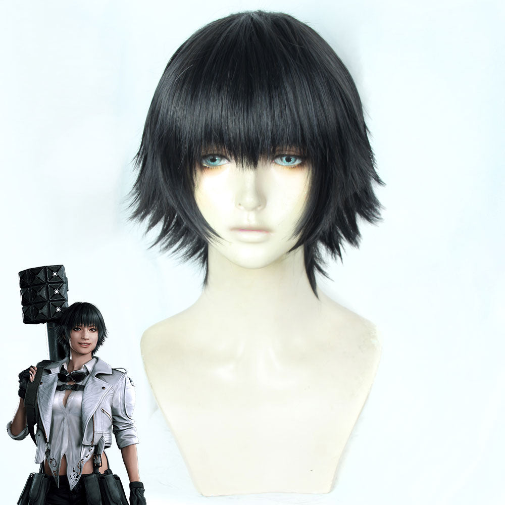 Devil May Cry 5 Lady Black Cosplay Wig Wig - Tophatter Daily Deals