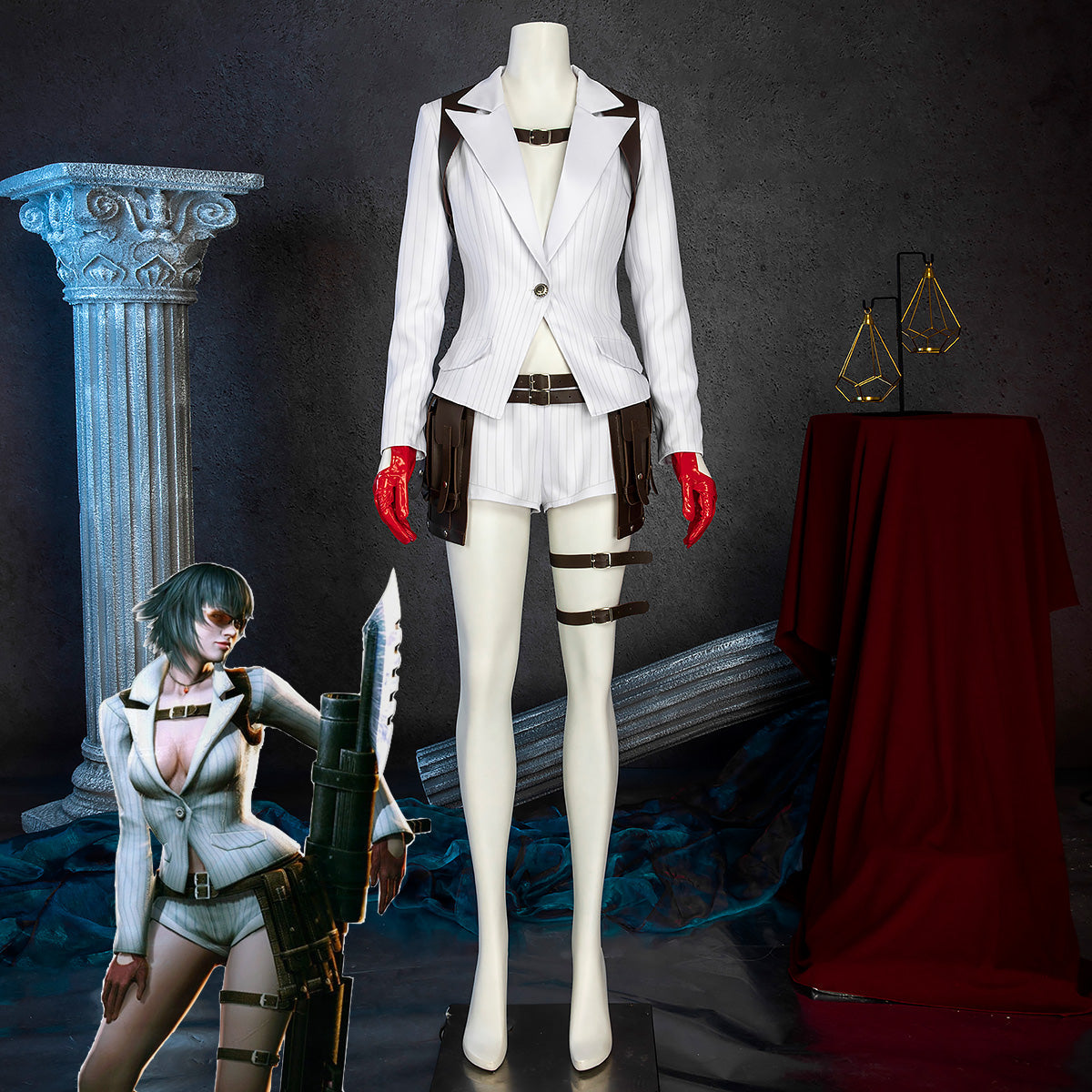 Devil May Cry Lady Cosplay Costume Costume - Tophatter Daily Deals