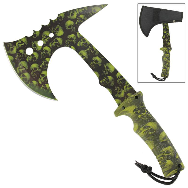 Devils Conduit Throwing Deadly Skull Axe - TOPHATTER'S ARMORY DEALS Collectible Weapons - Tophatter Daily Deals