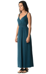 Women's Smocked Wrap Maxi Dress Dresses / Maxi - Tophatter Daily Deals